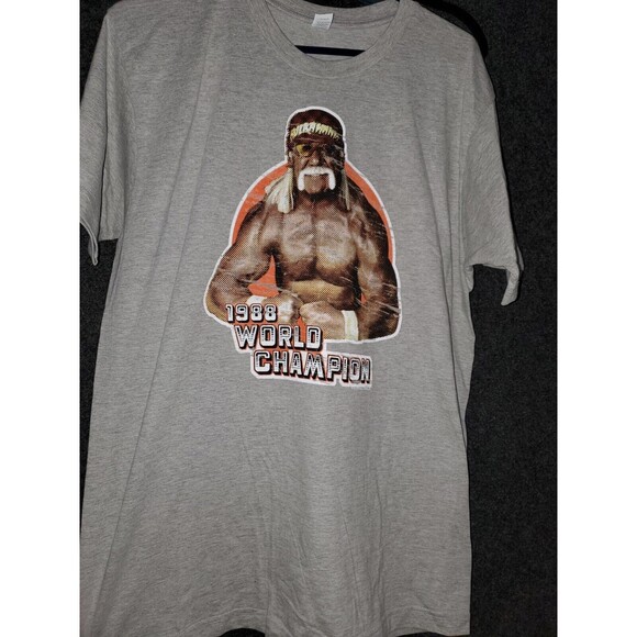 Hulk Hogan 1988 World Champion T-shirt Size Large .  Shirt Was Made In 2010 - Picture 1 of 4